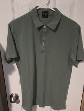 Caliville Small Men's Polo Shirt - Olive Green